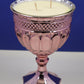 Caramilk Cheesecake scented Rose Gold Copper Regal Goblet candle