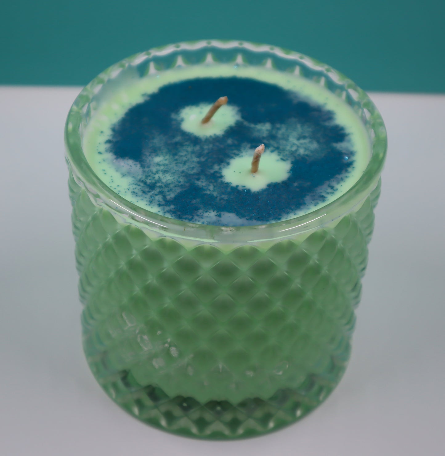 Green Tea & Lemongrass - Large soy candle